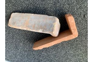 Hoekstuk patina stone beige